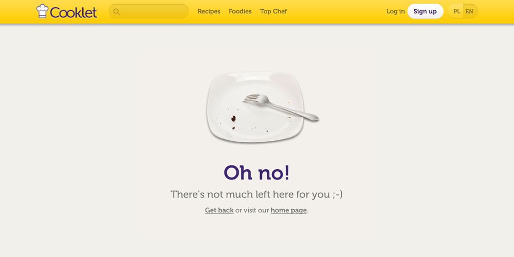 8个创意404错误页面设计