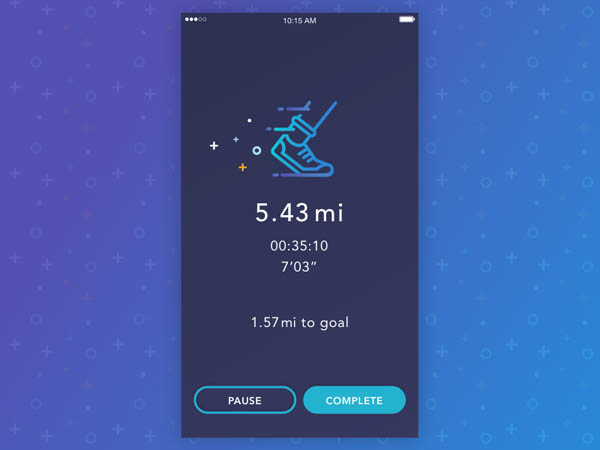 35个跑步APP界面UI设计