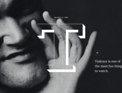 Q. Tarantino:杂志版式风格的网页设计16设计网精选