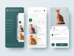 12款动物主题App界面UI设计素材中国网精选