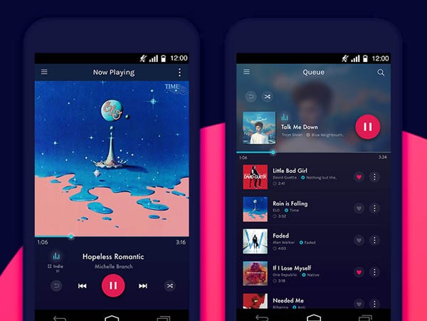 40款音乐APP界面UI设计欣赏