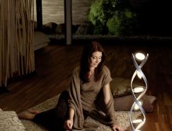 DNA螺旋雕塑：欧司朗 PirOLED灯设计16图库网精选