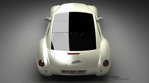 复古外形: Imperia GT混合动力概念车