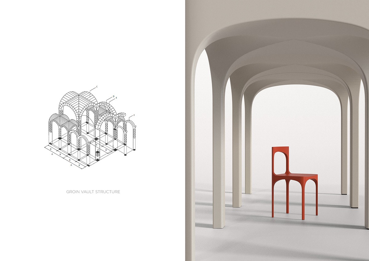 ARCHI：受拱形结构建筑启发的舒适椅子