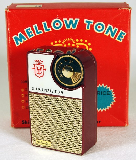怀旧设计：1960年代老式晶体管收音器