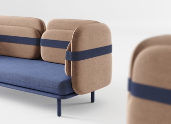 美妙的舒适感觉！Bandage绷带沙发设计16图库网精选