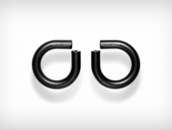形似耳环的酷炫概念耳机设计普贤居素材网精选