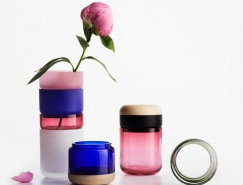 Pino-Pino模块化组合式玻璃花瓶16设计网精选
