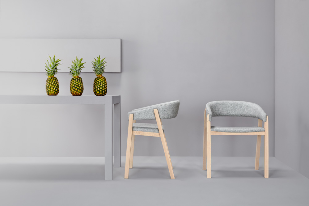极简风格的Oslo椅和Valentino长凳