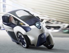 新一代代步工具：丰田i-Road三轮纯电动概念车16设计网精选