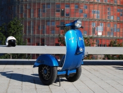 踏板摩托车与电动平衡车的混合产品Z-scooter16设计网精选