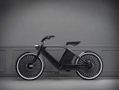 Cykno复古风格电动单车16设计网精选