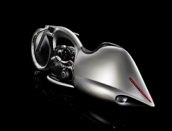 Akrapovic天蝎:＂满月＂概念摩托车设计普贤居素材网精选