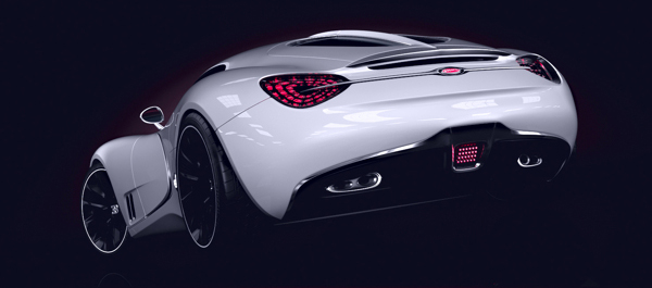 超酷的布加迪Bugatti Gangloff Concept复古概念超级跑车设计