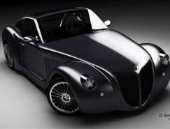 复古外形: Imperia GT混合动力概念车16设计网精选