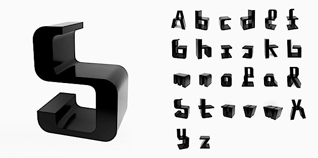 Roeland Otten：ABChairs创意字母椅