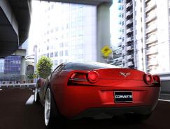 James Robbins设计的Corvette概念跑车素材中国网精选