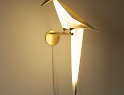 充满诗意的折纸鸟灯16设计网精选