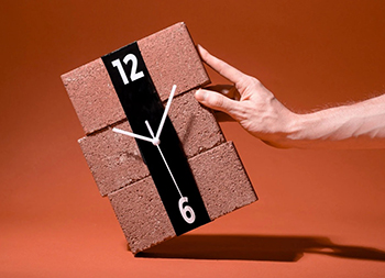 趣味设计：弹力橡皮带时钟16设计网精选