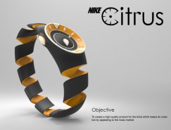 Nike Citrus 橘皮运动概念手表设计素材中国网精选