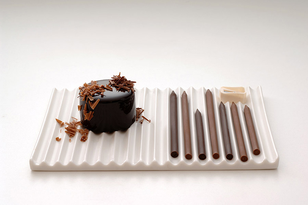 日本Nendo创意巧克力铅笔
