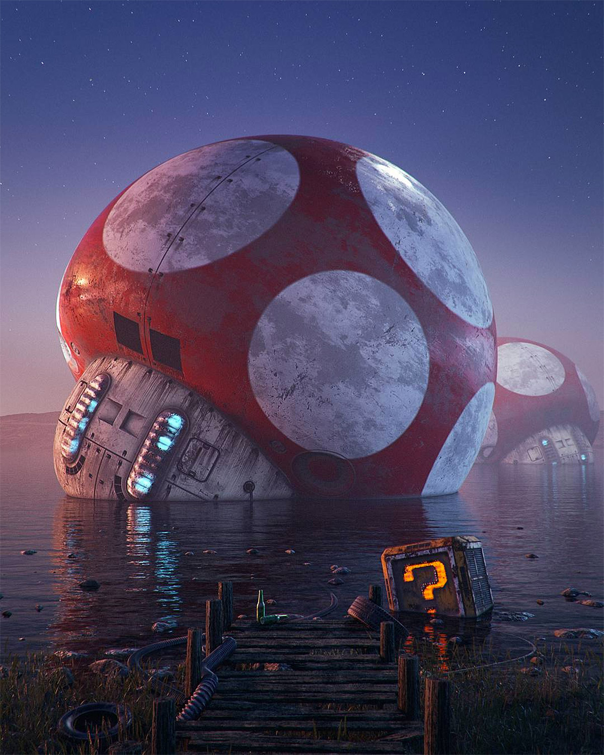 Filip Hodas 3D数字艺术作品