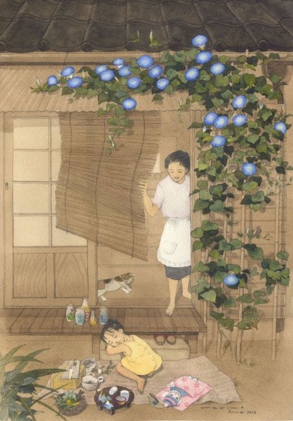 日本插画师Kanazawa Mariko作品欣赏