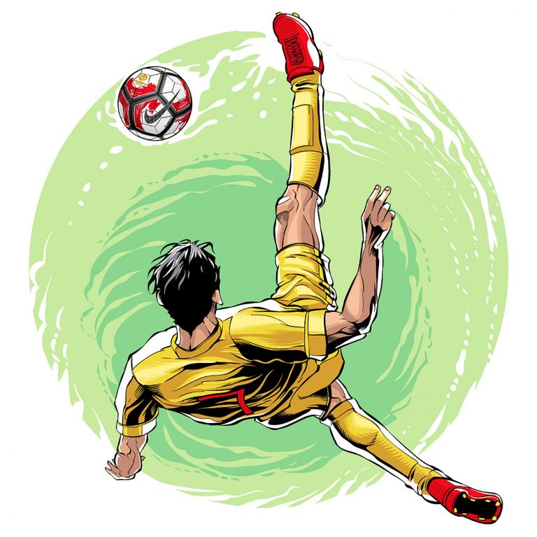 Cristiano Siqueira足球插画作品