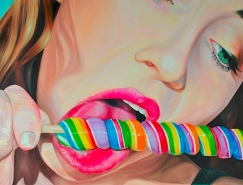 女孩和棒棒糖：Michelle Tanguay插画作品欣赏16设计网精选