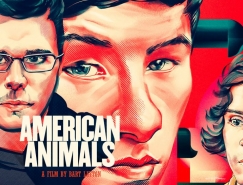 American Animals电影海报插画设计16设计网精选