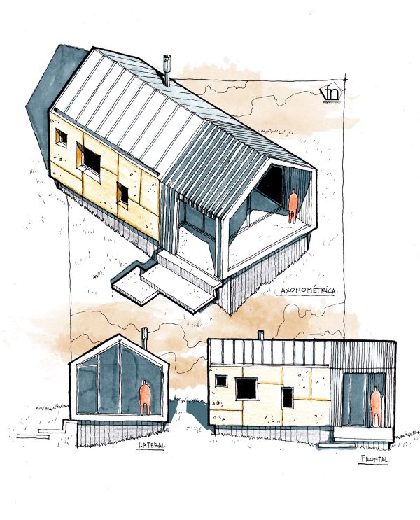 精致的铅笔和水彩速写：Neyra建筑插画欣赏