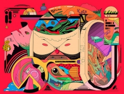 Ori Toor脑洞大开异化风格的插画创作16设计网精选