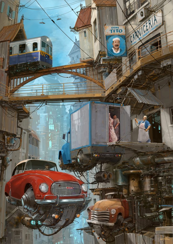 Alejandro Burdisio幻想与蒸汽朋克概念CG艺术