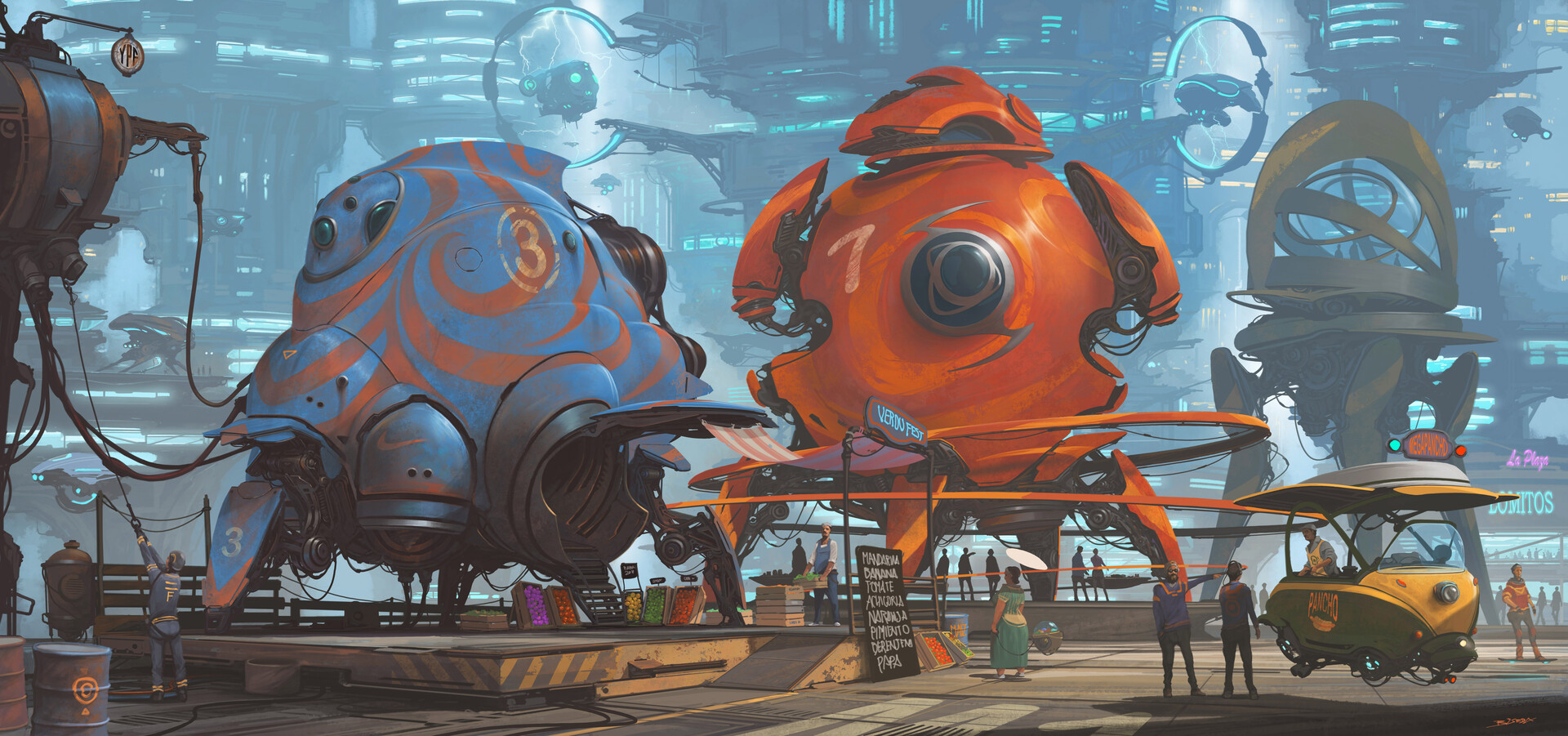 Alejandro Burdisio幻想与蒸汽朋克概念CG艺术