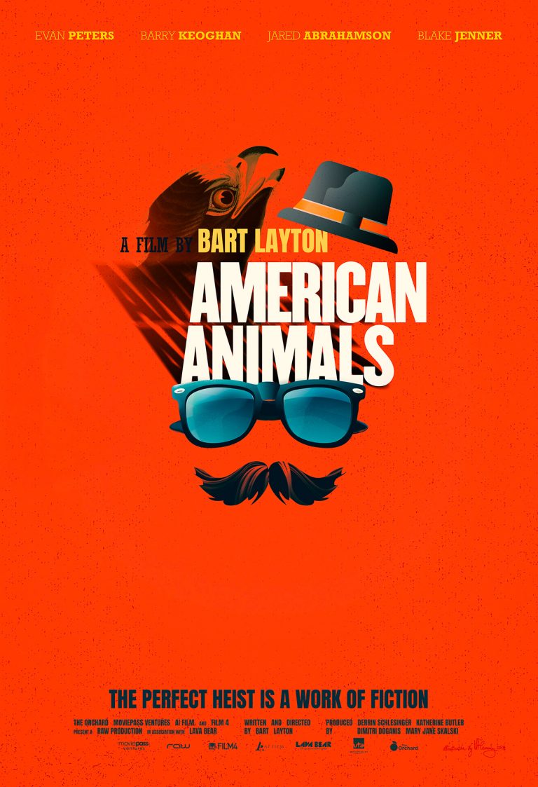 American Animals电影海报插画设计