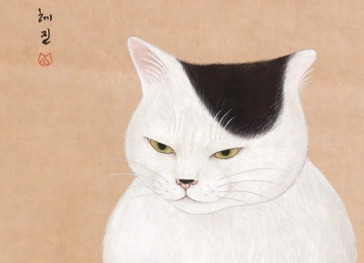 萌帅又可爱！韩国hyejin_catart可爱猫咪插画16设计网精选