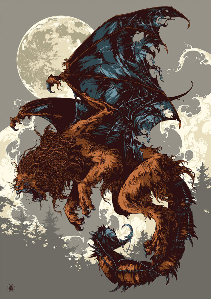 Ivan Belikov虚幻的野兽和神话动物插画欣赏