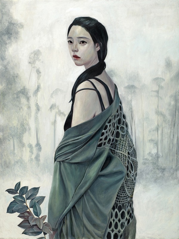 Joanne Nam冷艳柔和的人物插画作品