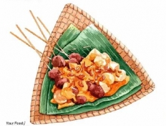 30张令人垂涎的美食插画设计素材中国网精选