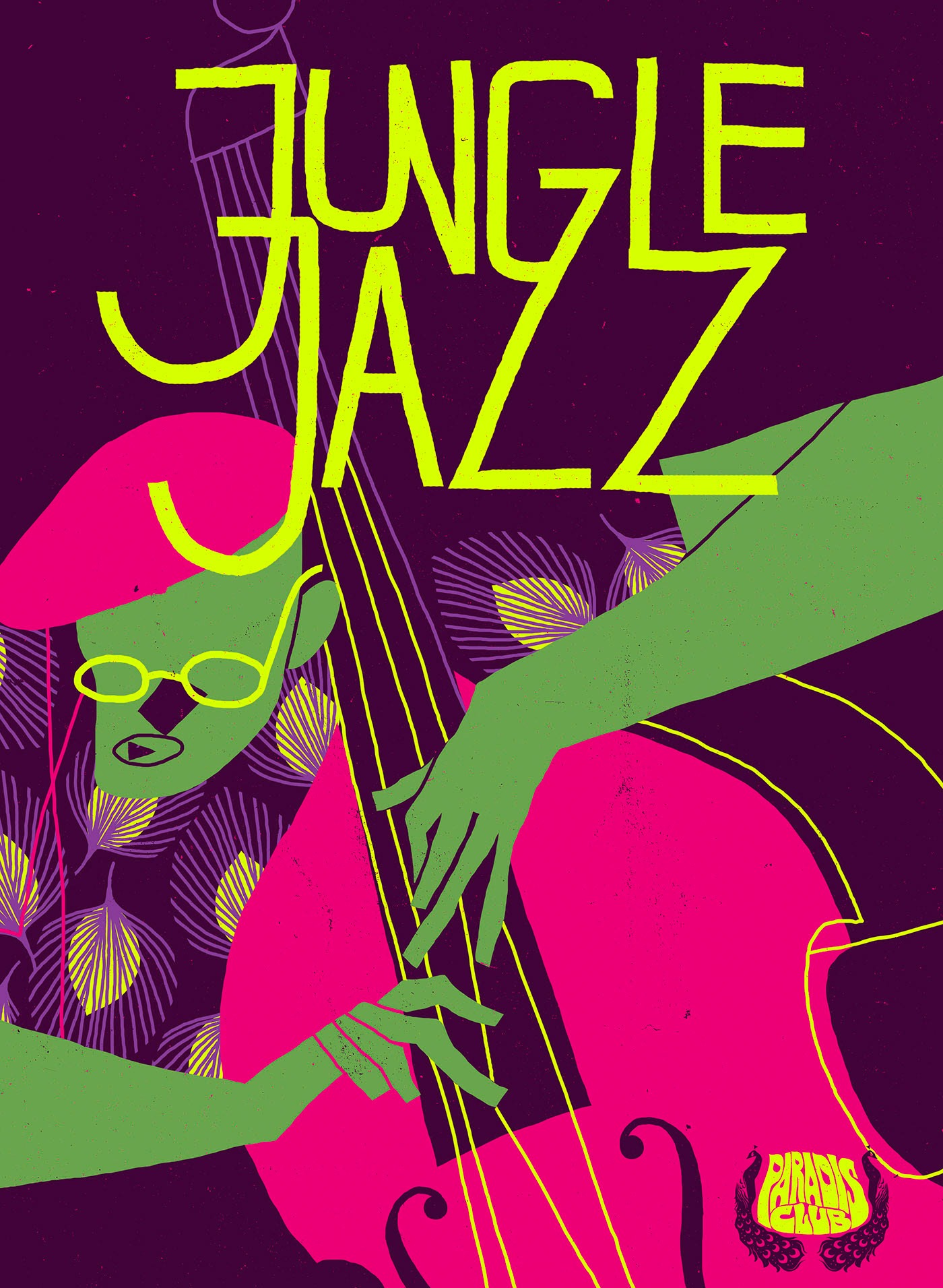 André Ducci作品：Jungle Jazz音乐节插画海报设计