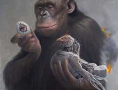 黑猩猩和宇航员:Chris Leib插画作品欣赏普贤居素材网精选