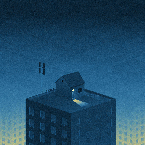 城市之光：Ivo van de Grift插画作品欣赏