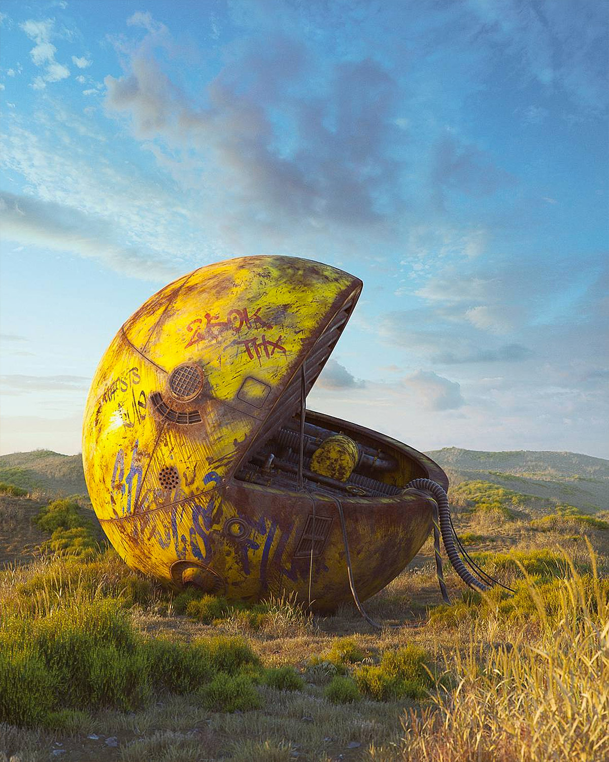 Filip Hodas 3D数字艺术作品