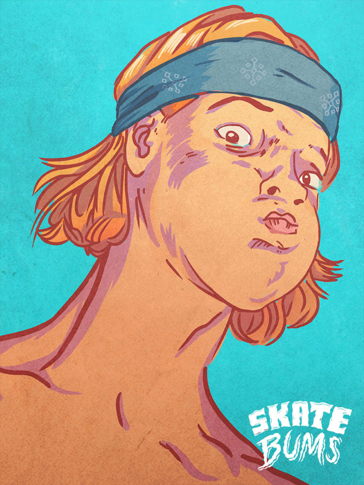 Skate Bums:游戏角色人物插画设计