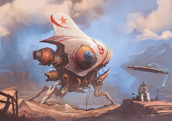 Alejandro Burdisio画笔下的幻想城市