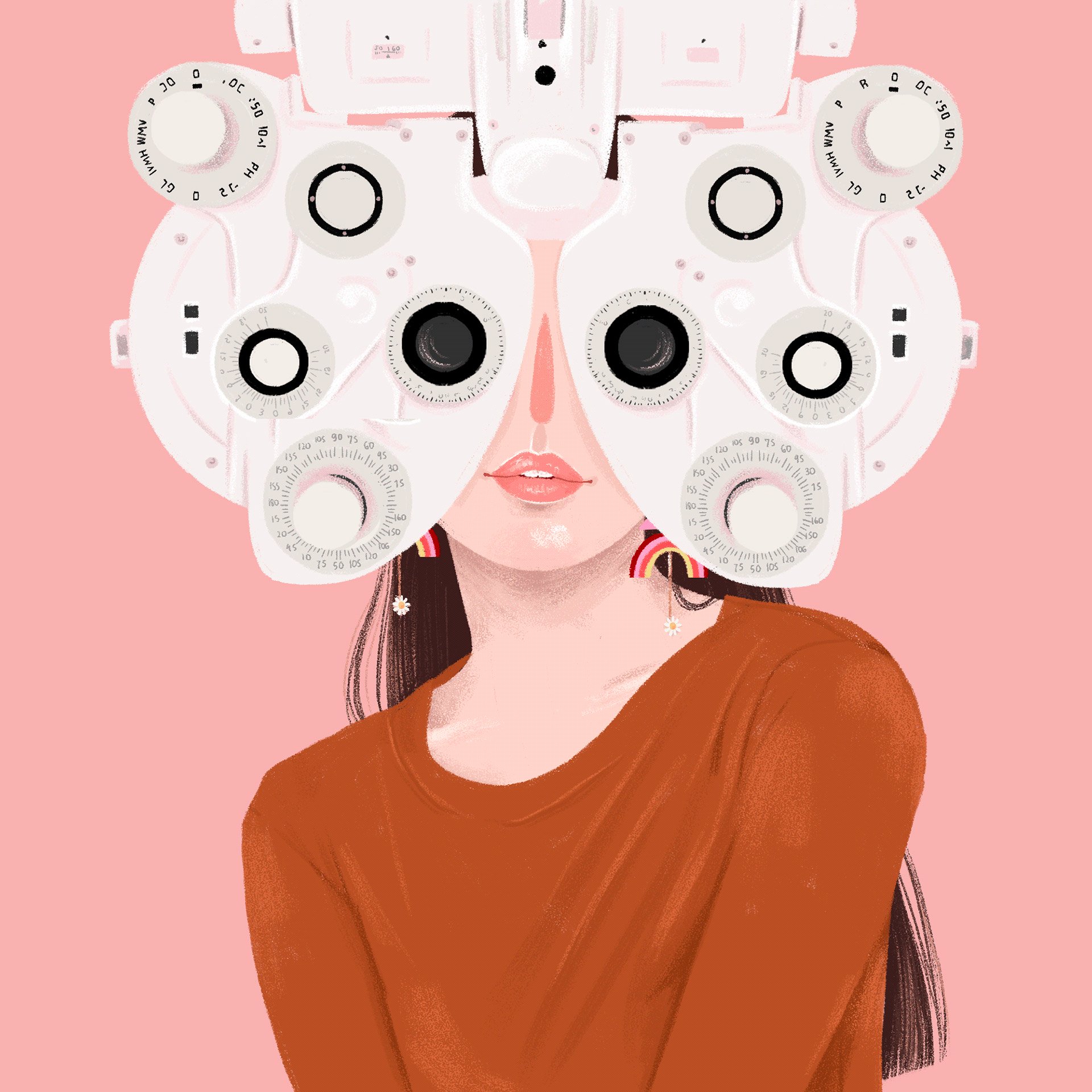 柔和的色彩和笔触！Malena Flores美丽人物插画作品