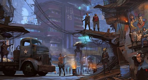 Alejandro Burdisio画笔下的幻想城市