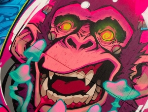 色彩鲜艳，栩栩如生！Brain Mash的街头涂鸦艺术素材中国网精选