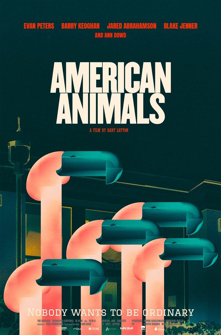 American Animals电影海报插画设计