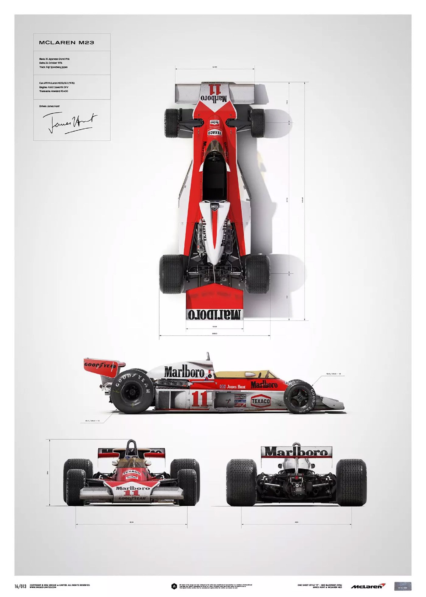 惊人的细节：Automobilist F1赛车艺术插画和海报设计